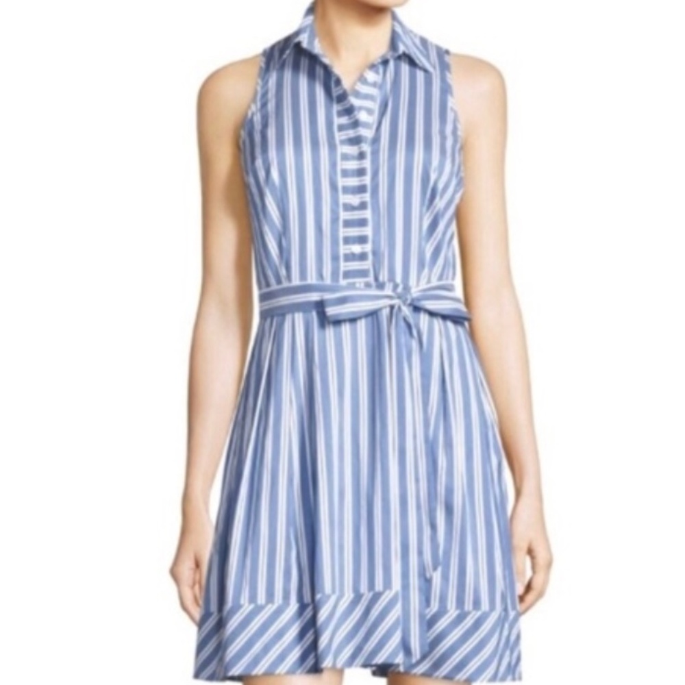 Milly Stripe Shirt Dress